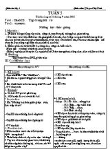 Giáo án tuần 5 lớp 4 - Năm học 2015-2016 - Phạm Thị Tình